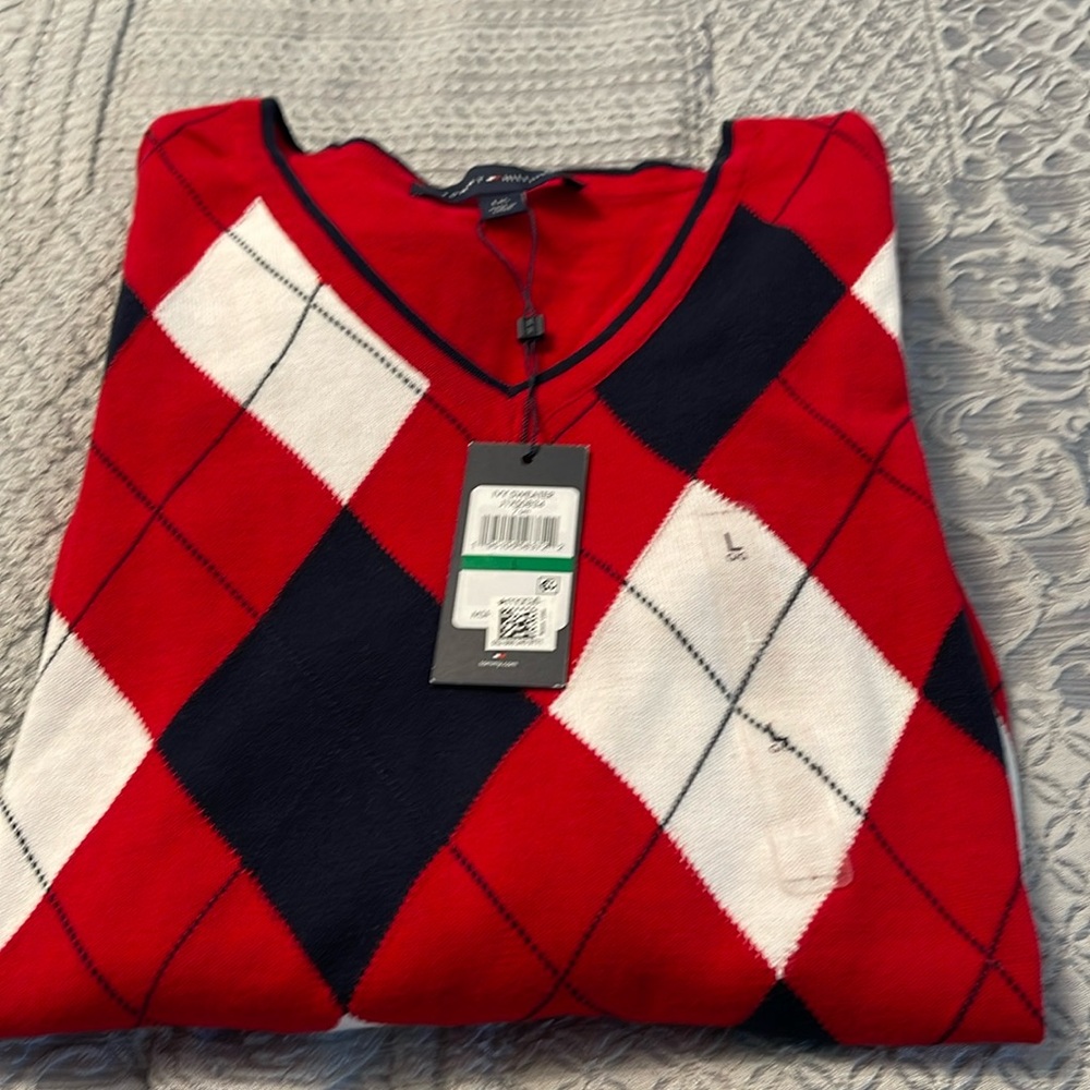 Tommy Hilfiger Argyle Sweater